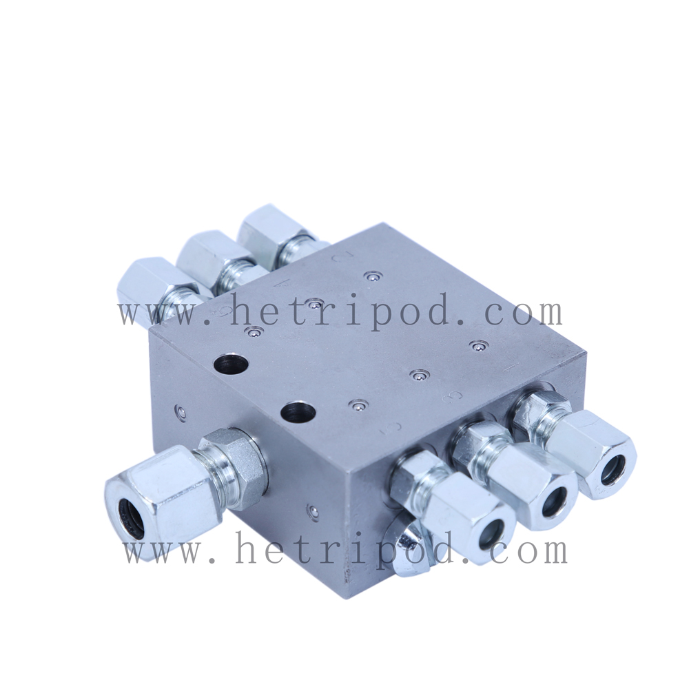 Centralized oil and grease progressive distribution valve SKF Lincoln MVB series