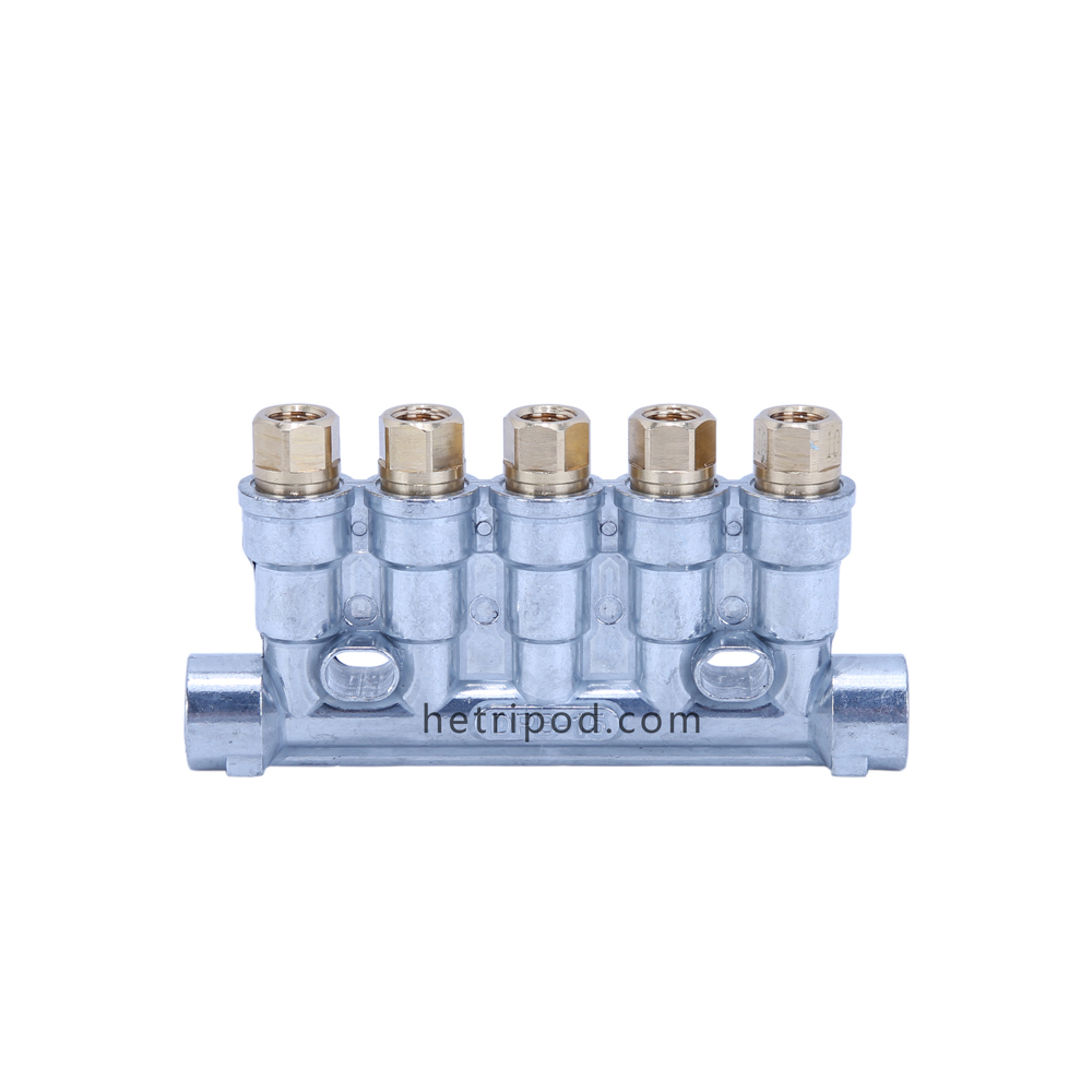 DPB pressurized metering dispenser oil distributor volumetric oil manifold